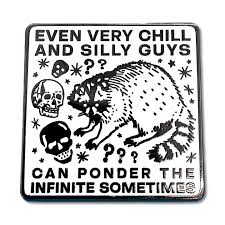 Enamel Pin: "Ponder the Infinite" Pin by Arcane Bullshit