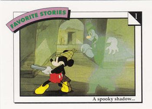 Disney Collector Cards (1991 Impel) #66 - I: A spooky shadow...