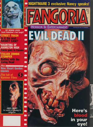 Fangoria #63 Evil Dead II Cover