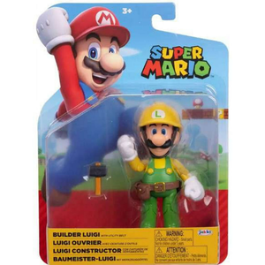 Jakks Pacific Builder Luigi with Utility Belt Action Figure