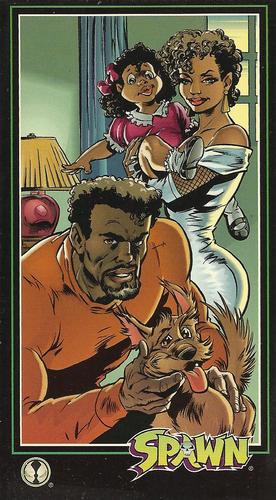 Spawn : 1995 Wildstorm Widevision Trading Cards :  #14 - A Loving Family
