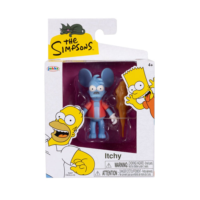 Itchy : Simpsons Jakks 2.5" Figure MIB