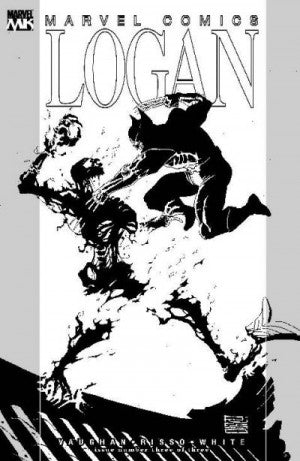 Logan #3 B&W (Edward Risso / Brian K. Vaughn Wolverine Story 2008)