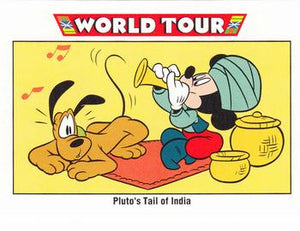Disney Collector Cards (1991 Impel) 185 - Pluto's Tail of India