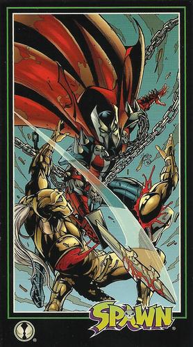 Spawn : 1995 Wildstorm Widevision Trading Cards : #81 - In Savage Battle!