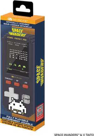 My Arcade - Space Invaders Pixel Pocket Pro Portable Handheld Gaming System