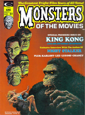 Monsters of the Movies #1 (1974 Curtis / Marvel)