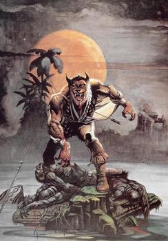 Chris Achilleos Trading Cards Series 1 (1992)  #19 - Wolfman