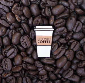 Enamel Pin: Coffee Addict (YESTERDAYS)