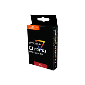 Chroma Inner Card Sleeve: Red