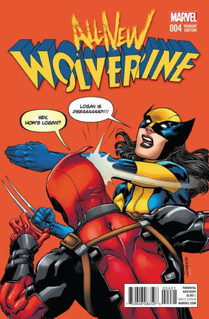 All-New Wolverine #4 1:10 Tom Raney Deadpool Variant