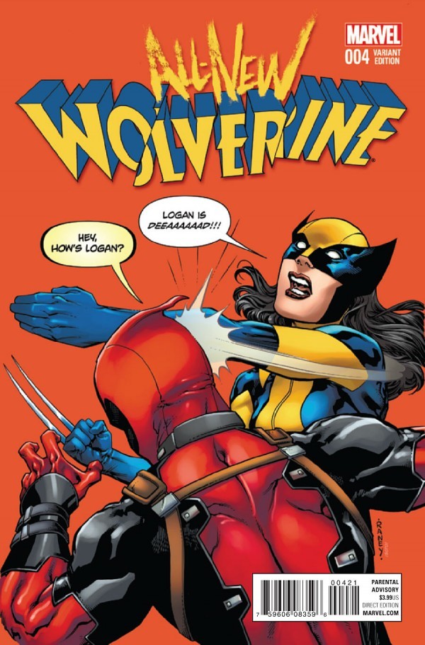 All-New Wolverine #4 1:10 Tom Raney Deadpool Variant