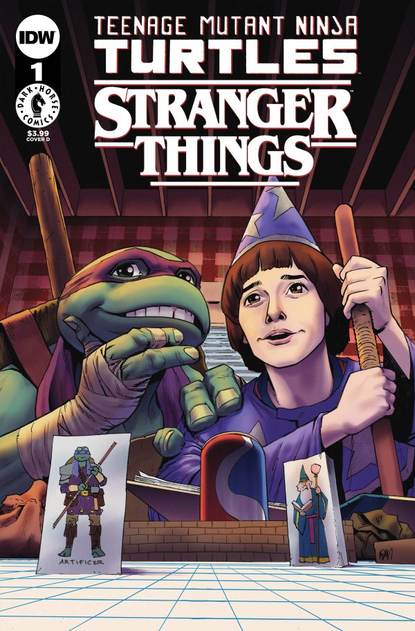 Teenage Mutant Ninja Turtles x Stranger Things #1 Cover D Gorham