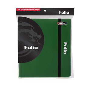 Folio 9-Pocket Album - Green (20 Pages)