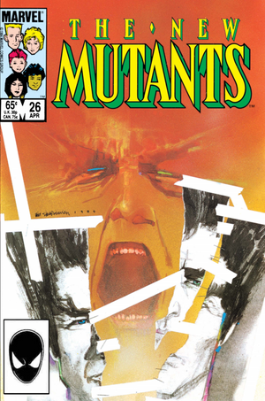 The New Mutants #26 1st appearance of Legion.