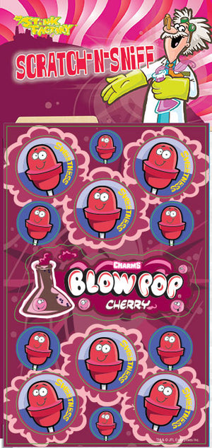 Stink Factory: Scratch & Sniff Stickers : Blow Pop Cherry