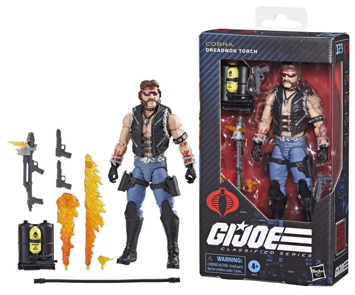 G.I. JOE CLASSIFIED : Dreadnok Torch MIB Action Figure