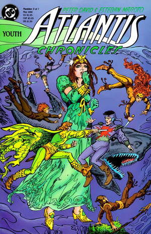 Atlantis Chronicles #3 (1990 Peter David Aquaman Ltd. Series)