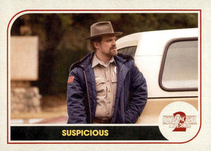 Stranger Things : Series 2 Topps Trading Cards #ST-10 - Suspicious