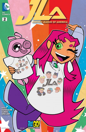 Justice League of America #2 (2015 Series) Teen Titans Go Variant