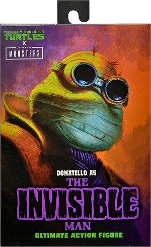 NECA: Universal Monsters x Teenage Mutant Ninja Turtles Ultimate Donatello as The Invisible Man Action Figure