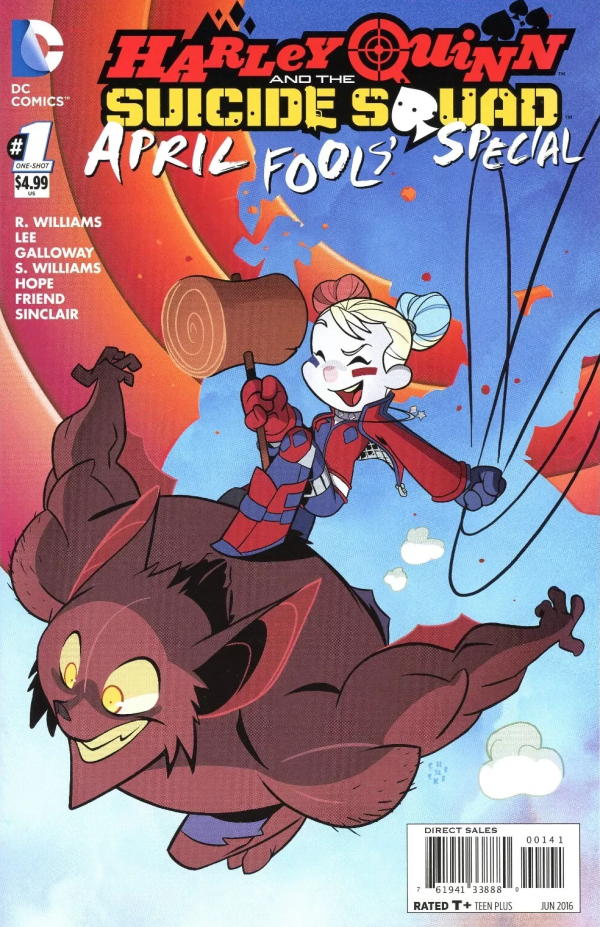 Harley Quinn and the Suicide Squad April Fool's Special #1 Sean 'Cheeks' Galloway Variant