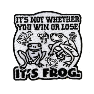 Embroidered Patch: "It's Frog" by Arcane Bullshit