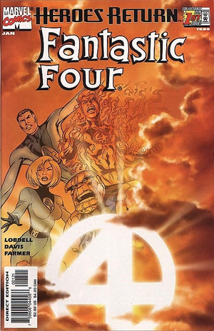 Fantastic Four #1 Sunburst Cover (1998 3rd Series / Heroes Return)