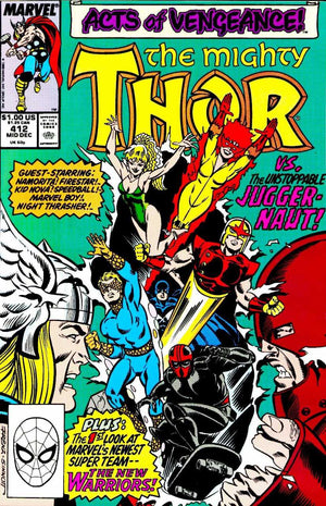 Thor (1962 1st Series Previously Journey Into Mystery) #412 1st New Warriors