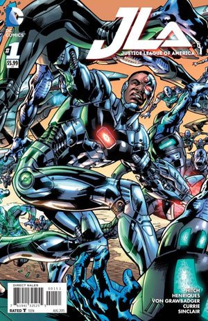 Justice League of America #1 (2015 Series) Bryan Hitch Cyborg Variant