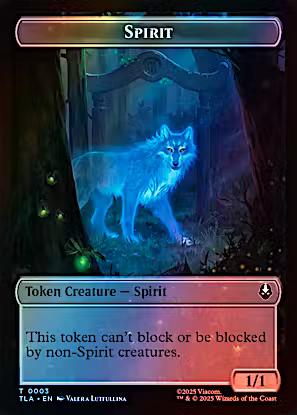 Magic The Gathering : Avatar The Last Airbender - Spirit Token (Foil)