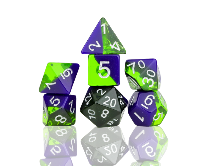 Sirius Dice: Sea Glass 7 Die Set