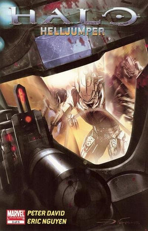 Halo: Helljumper #3 (Marvel 2009 Mini-Series) Written by PETER DAVID!