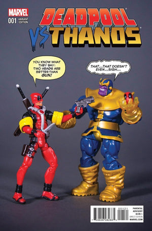 Deadpool vs. Thanos #1 Axel Alonso Action Figure Variant