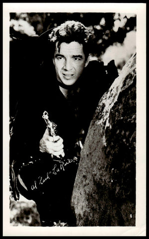 Vintage Al "Lash LaRue"  Fan Club Photo 5.5" X  3.5." 1950's