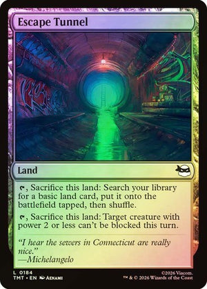 Magic The Gathering: Teenage Mutant Ninja Turtles : Escape Tunnel (Foil)
