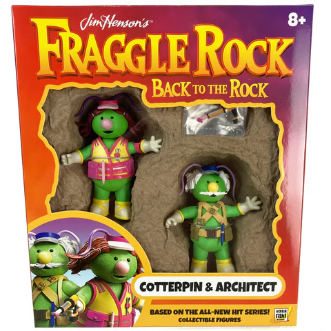 BOSS FIGHT STUDIOS Fraggle Rock Architect and Cotterpin Doozer Action Figure 2-Pack