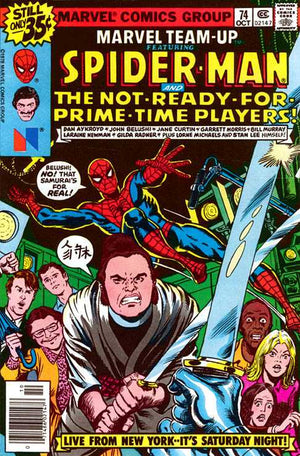Marvel Team-Up #74 (1972 1st Series) John Belushi / SNL Cover