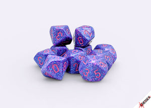 Dice Set: Chessex Speckled: Purple Passion D10 Set (x10 Dice)(CHX 25167)