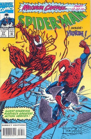 Spider-Man #37 (1990 McFarlane Series) Maximum Carnage Part 12