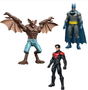 DC Batman & Nightwing vs. Man-Bat Action Figure 3-Pack