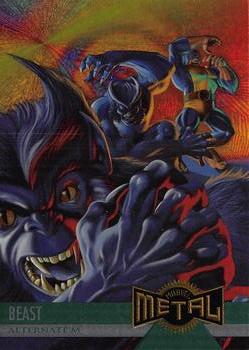 Marvel Metal 1995 Trading Cards : -Alternate M- Beast #126