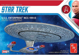 AMT Star Trek The Next Generation U.S.S Enterprise NCC-1701-D 1:2500 Scale Snap together Model Kit