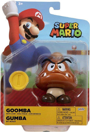 Jakks Pacific Super Mario Goomba with Coin 4-in Figure