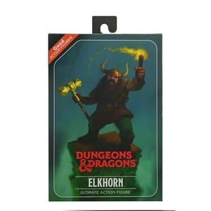 NECA Dungeons & Dragons Ultimate Elkhorn the Good Dwarf Fighter 7-Inch Scale Action Figure