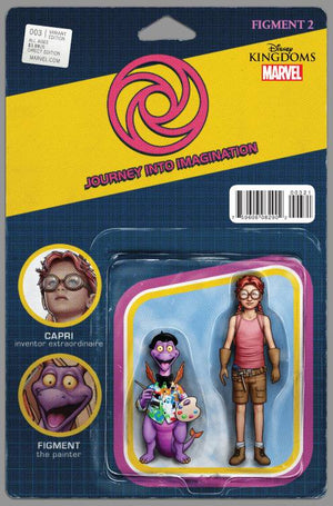 Figment 2 (Disney Kingdom 2015 Series) #3 John Tyler Christopher Action Figure Variant *** THIS IS A COMIC NOT A TOY!!!!***