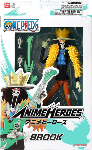 Bandai One Piece Anime Heroes Brook Action Figure