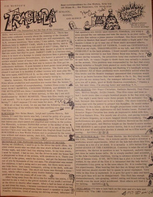 Trashola Vol. 2 #9 (1981 Horror Fanzine) Jim Morton's