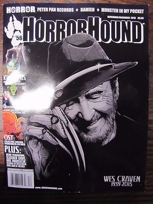 HorrorHound Magazine #56 Wes Craven Memorial Cover