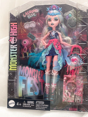 Monster High Monster Fest Doll, Lagoona Blue with Glam Outfit & Festival Themed